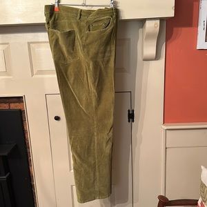 Velvet Moss Green Talbot Pants